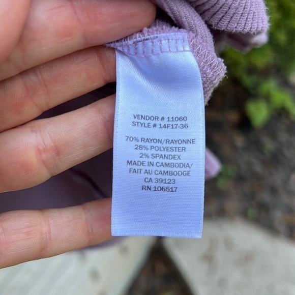 Northern Reflections Mock Neck Ribbed Long Sleeve Top (Longer Length) - Picture 7 of 9